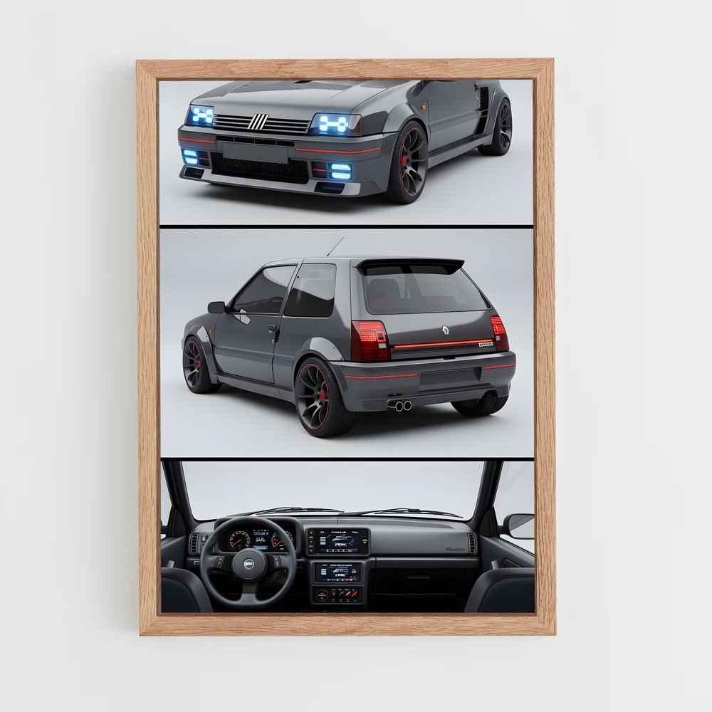Poster Vif Lumineux – affiche Renault (vue 4)